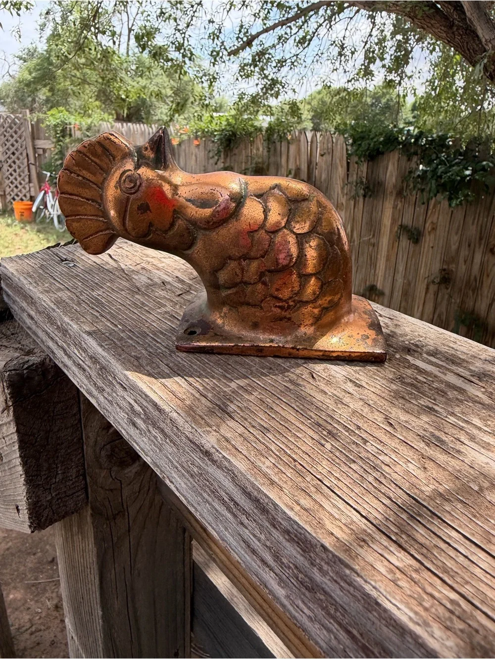 Rooster Wall Hook in Copper Finish - Decorative Home Hook